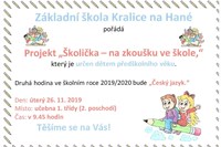 26.11.2019 - Školička na zkoušku
