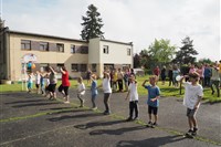 Slavnostní zakončení školního roku na zahradě