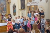 Letní minikoncert pěveckého sborečku