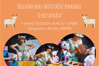 Divadélko "Kejkle" - 1. září 2020 v 8:45 HOD. k nám přijede s pohádkou "O kůzlátkách"