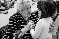 Vystoupení dětí z MŠ na setkání seniorů Kralice na Hané