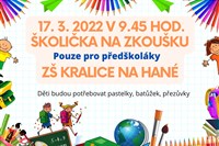 Návštěva ZŠ 🍀 Školička na zkoušku 